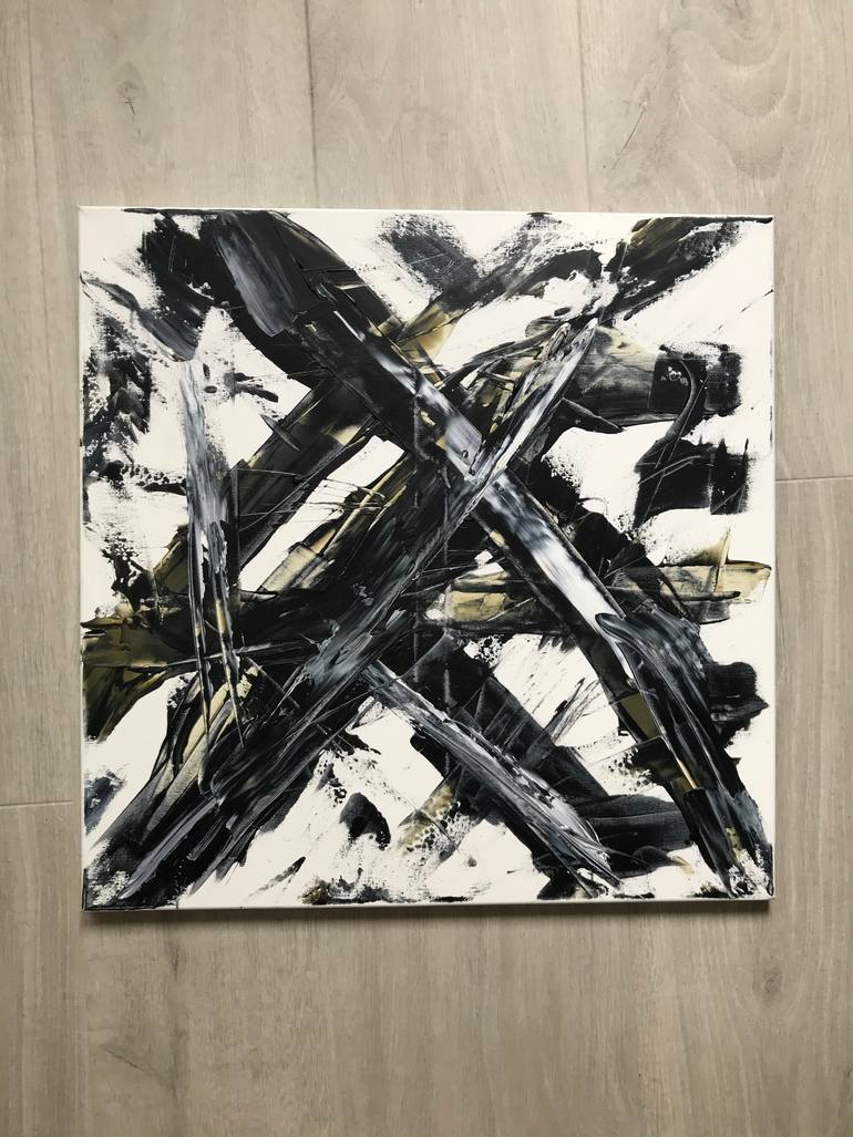 Original Abstract Expressionism Abstract Painting by Flavio Pelliccioni