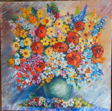 Print of Fine Art Floral Paintings by Maxim Filatov