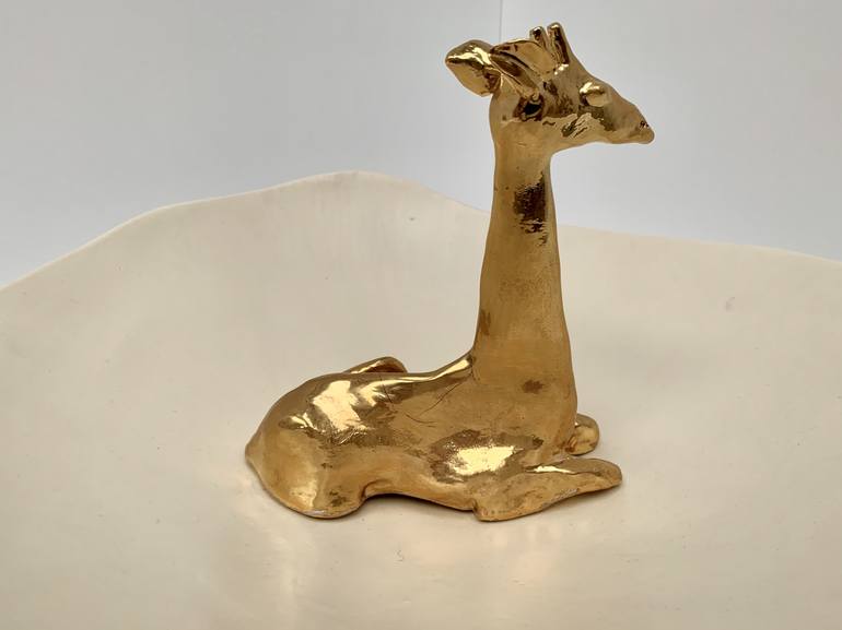 Original Figurative Animal Sculpture by Anna Elisabeth de Jong