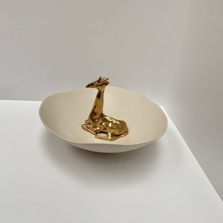 Original Figurative Animal Sculpture by Anna Elisabeth de Jong