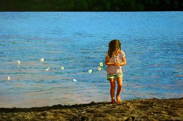 Original Realism Children Paintings by Christopher Shellhammer
