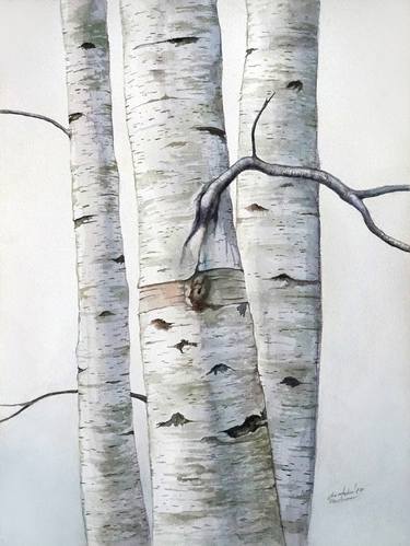 Original Modern Tree Paintings by Christopher Shellhammer