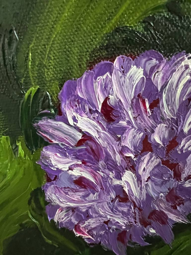 Original Floral Painting by Nadia Vysochanskaya