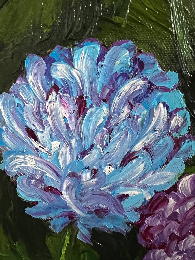 Original Floral Painting by Nadia Vysochanskaya