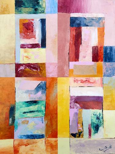 Original Abstract Expressionism Abstract Paintings by Alberto Gulminetti