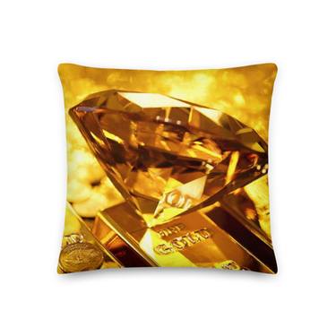Diamond Pillow - Golden thumb