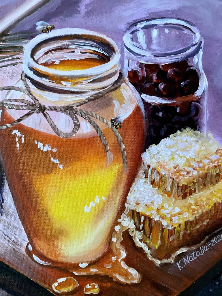 Original Fine Art Still Life Painting by Natalia Karapunarly