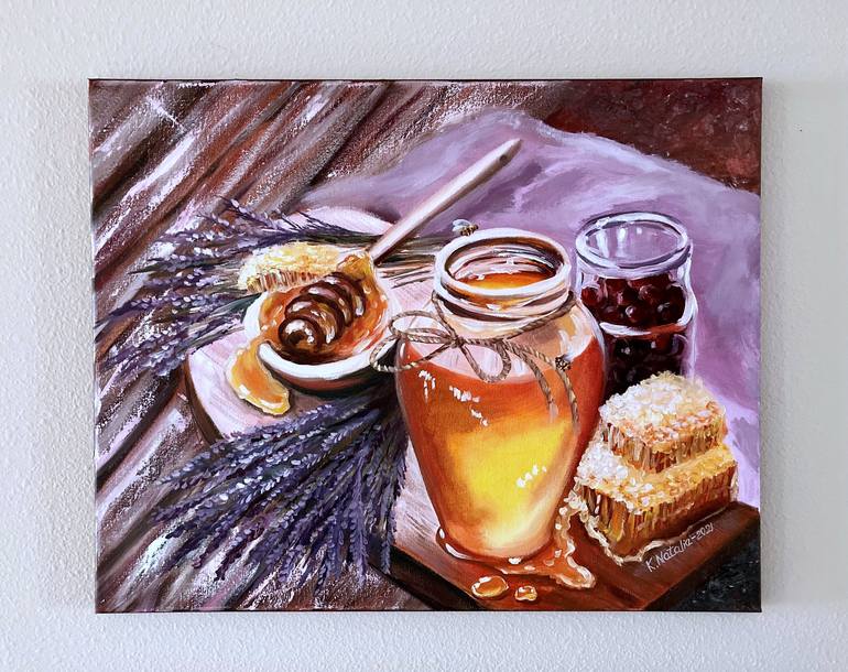 Original Fine Art Still Life Painting by Natalia Karapunarly