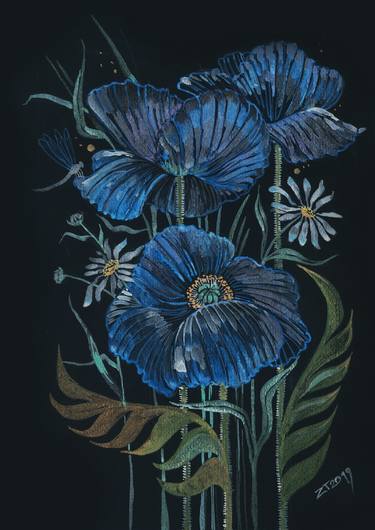 The Blue poppies thumb