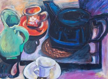 Print of Expressionism Still Life Paintings by Terry Archer