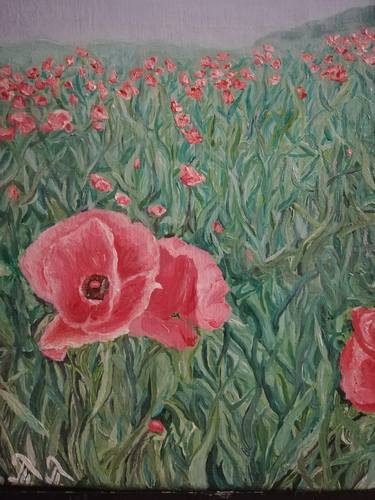 Print of Realism Floral Paintings by Tatjana Potrubeiko