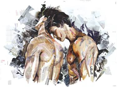 Print of Conceptual Erotic Collage by Naomi Shalev