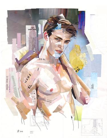 Print of Expressionism Erotic Collage by Naomi Shalev