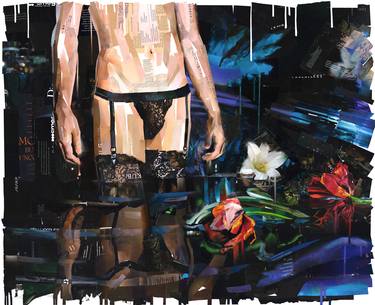 Print of Figurative Erotic Collage by Naomi Shalev