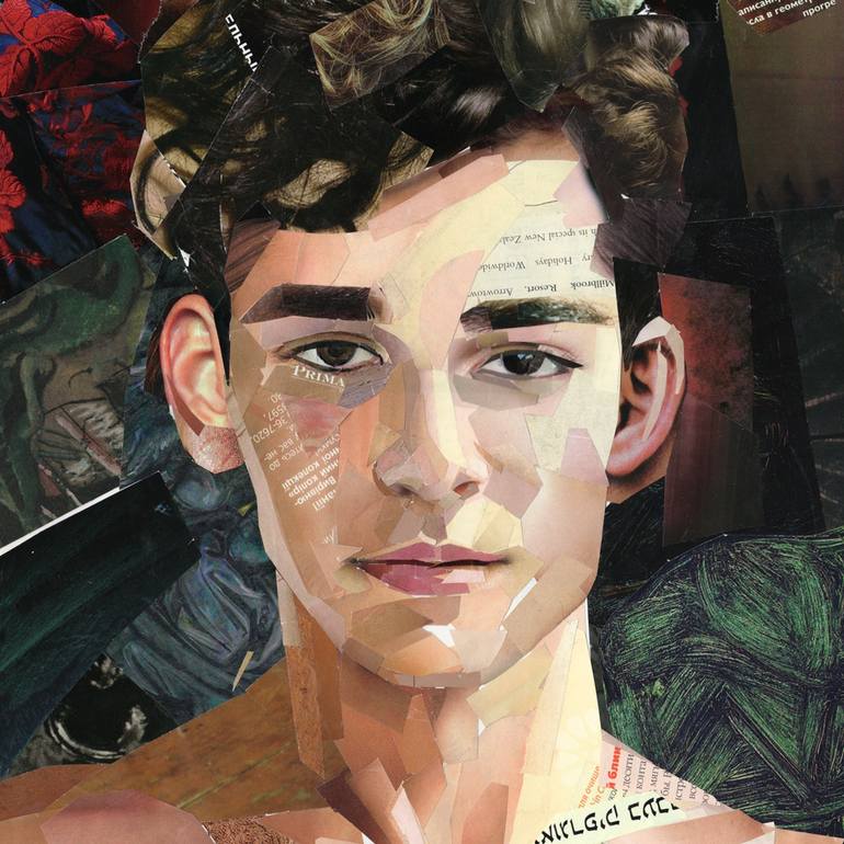 Original Conceptual People Collage by Naomi Shalev