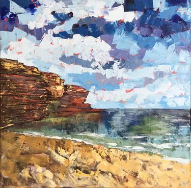 Print of Expressionism Seascape Paintings by Julie Stepanova