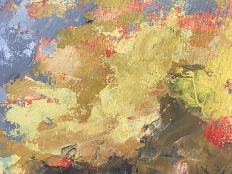 Original Abstract Landscape Painting by Julie Stepanova