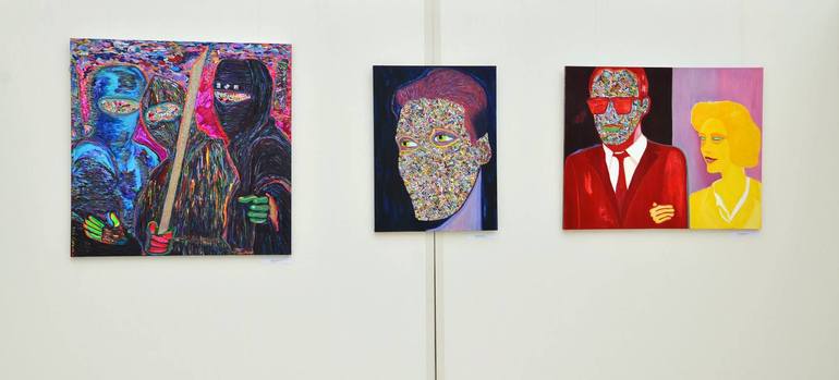 Original Figurative People Painting by Dmytro Kurovskiy