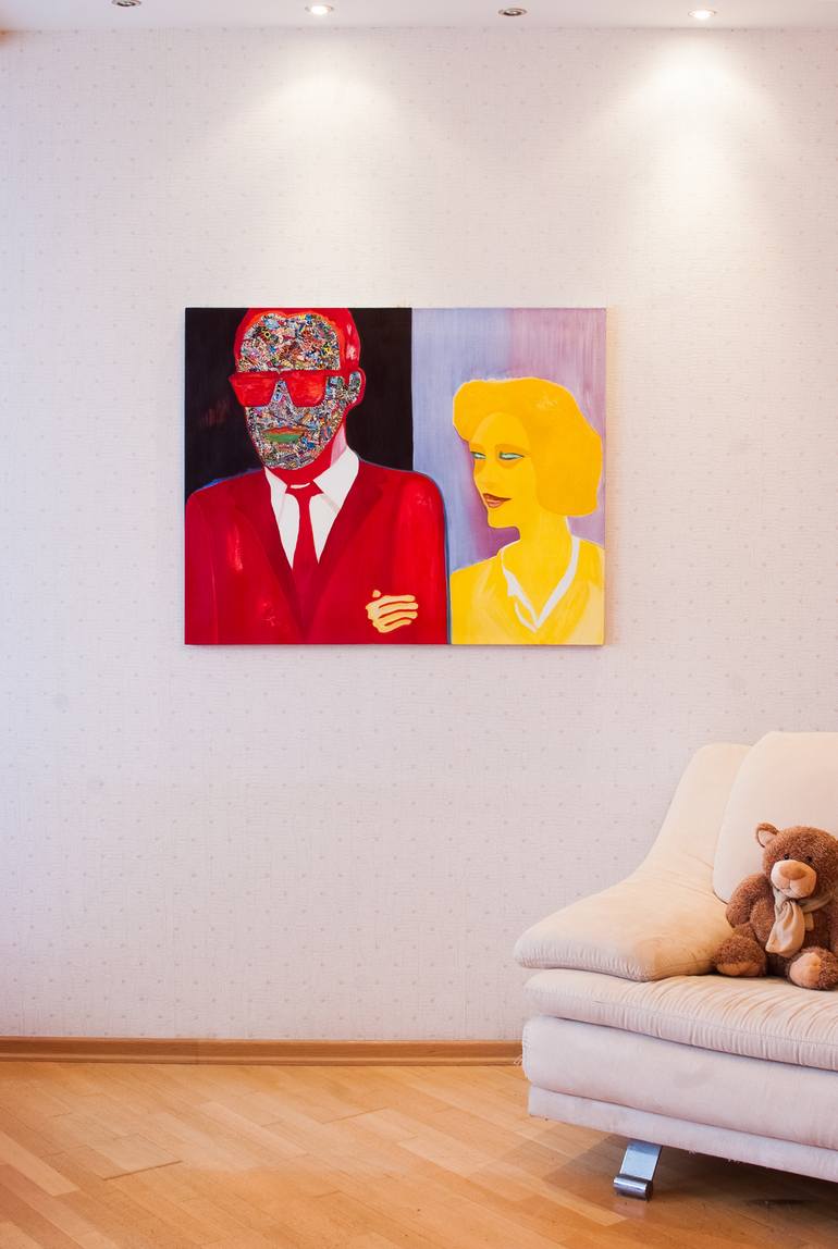 Original Figurative People Painting by Dmytro Kurovskiy