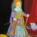 The Portrait of Infanta Stephanie (hommage to Diego Velasquez) by Dmytro Kurovskiy