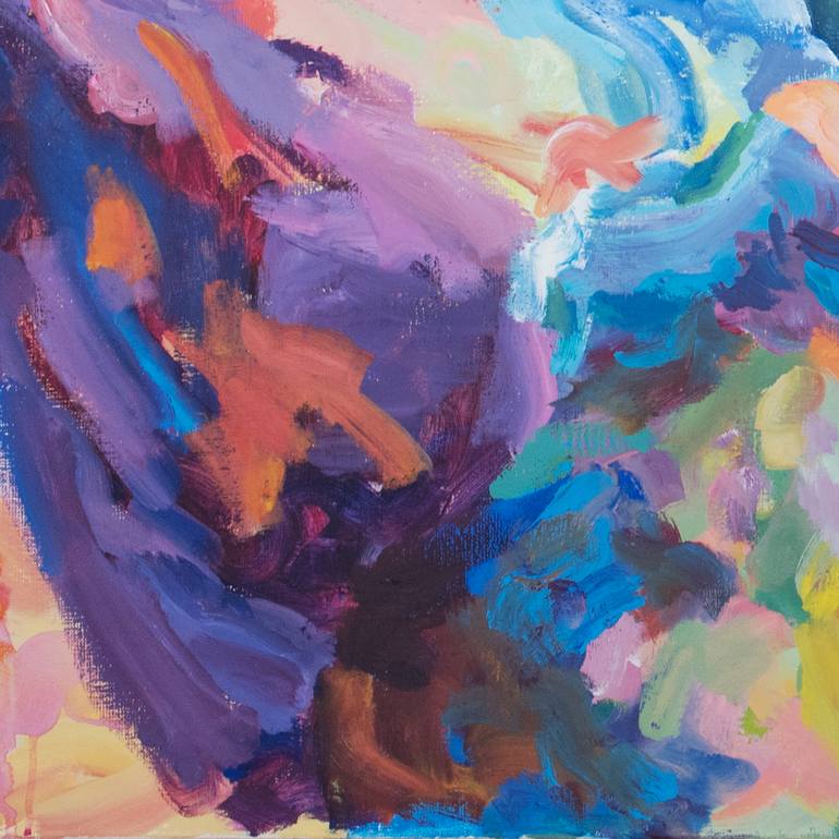 Original Abstract Nude Painting by Marina Leonteva