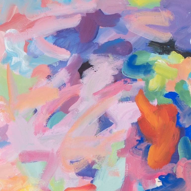 Original Abstract Nude Painting by Marina Leonteva