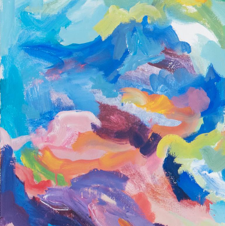 Original Abstract Nude Painting by Marina Leonteva
