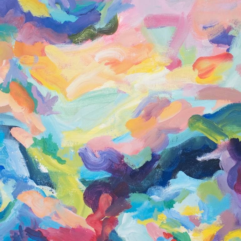 Original Abstract Nude Painting by Marina Leonteva
