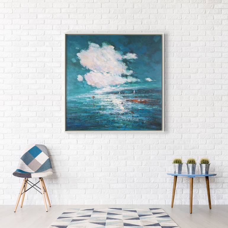 Original Seascape Painting by Shawn Chen
