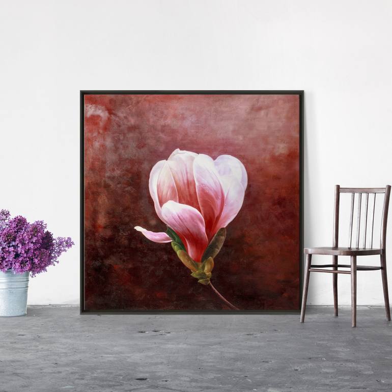 Original Floral Painting by Shawn Chen