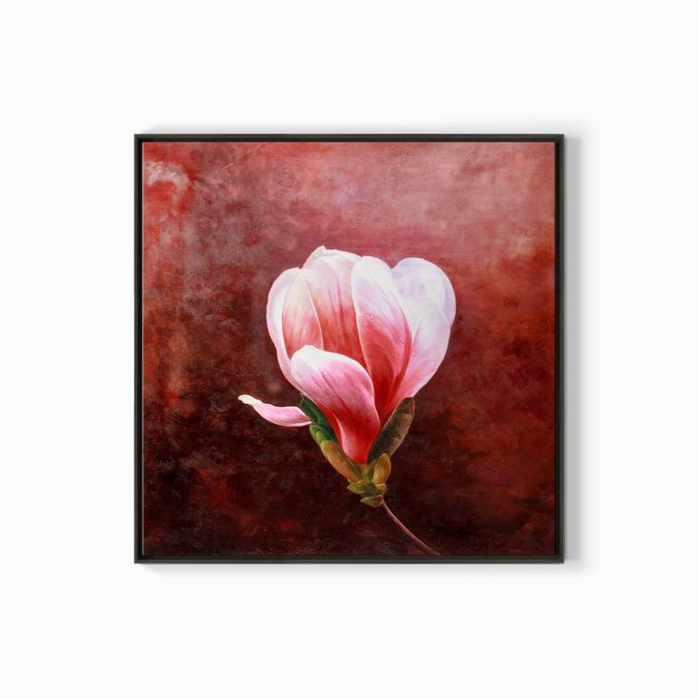 Original Realism Floral Painting by Shawn Chen