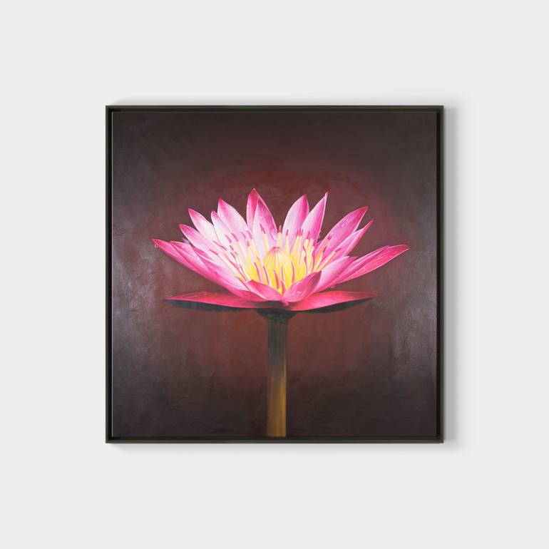 Original Realism Floral Painting by Shawn Chen