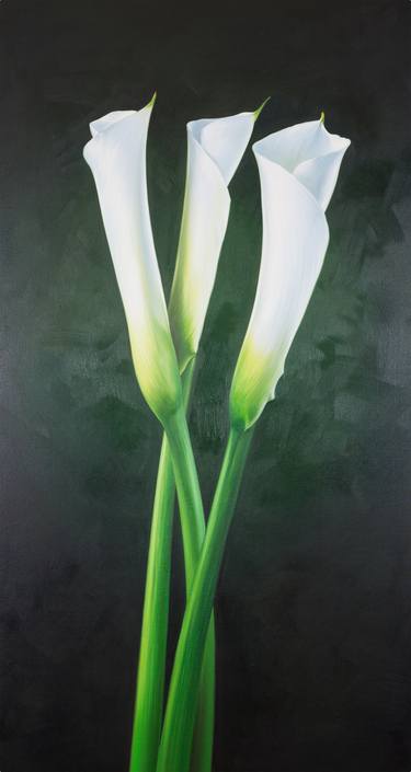 Print of Realism Floral Paintings by Shawn Chen