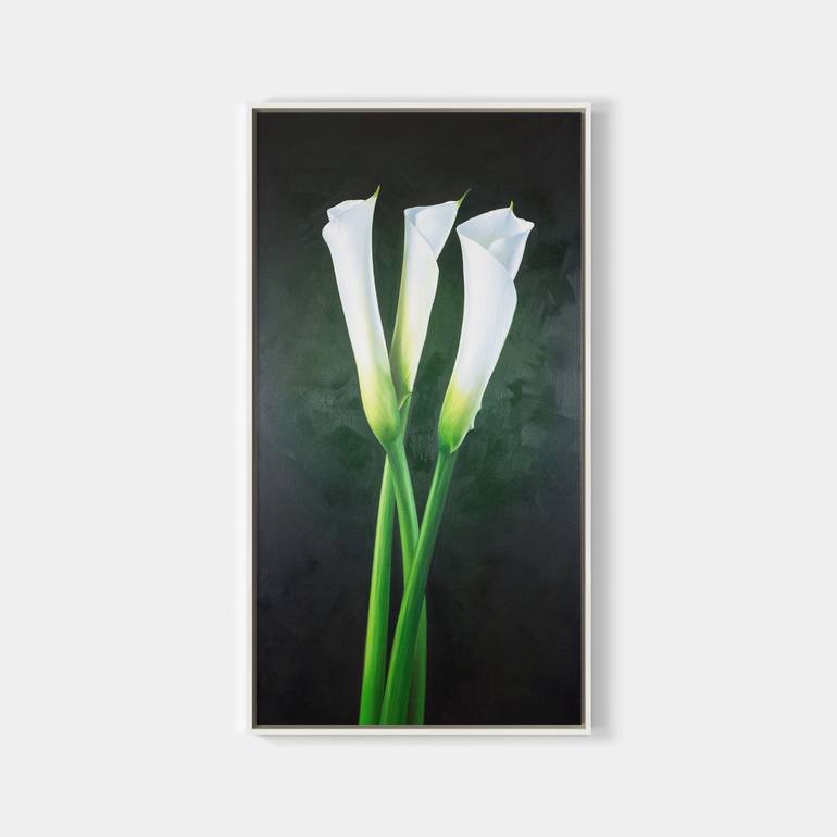 Original Floral Painting by Shawn Chen