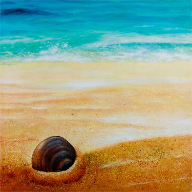 Original Realism Beach Paintings by Shawn Chen