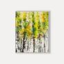 Birch Forest (A) - Original Oil/Acrylic Painting on Canvas (Untitled).