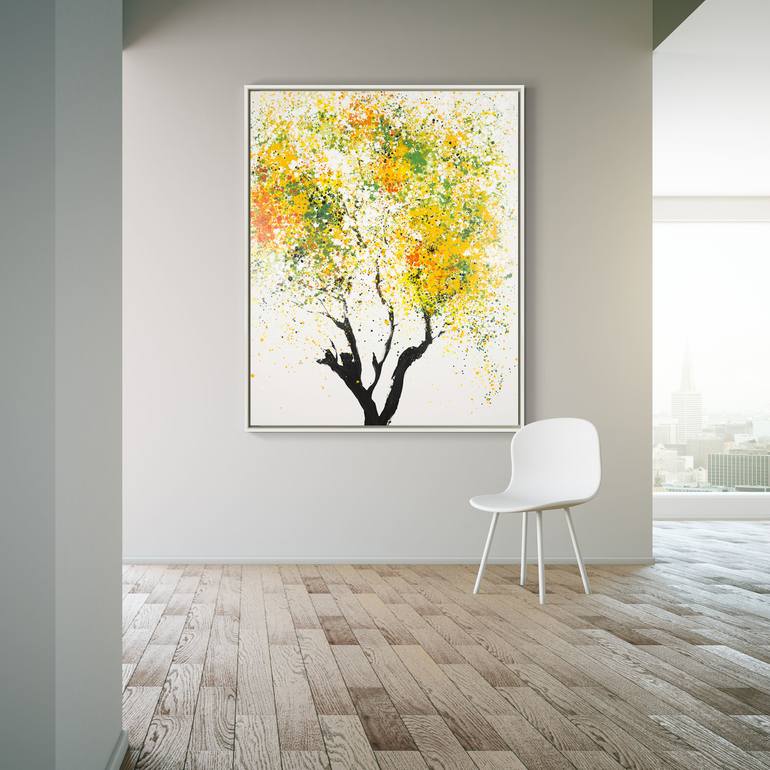 Original Tree Painting by Shawn Chen