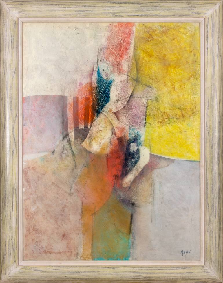 Original Abstract Painting by Rafael Romero Masiá