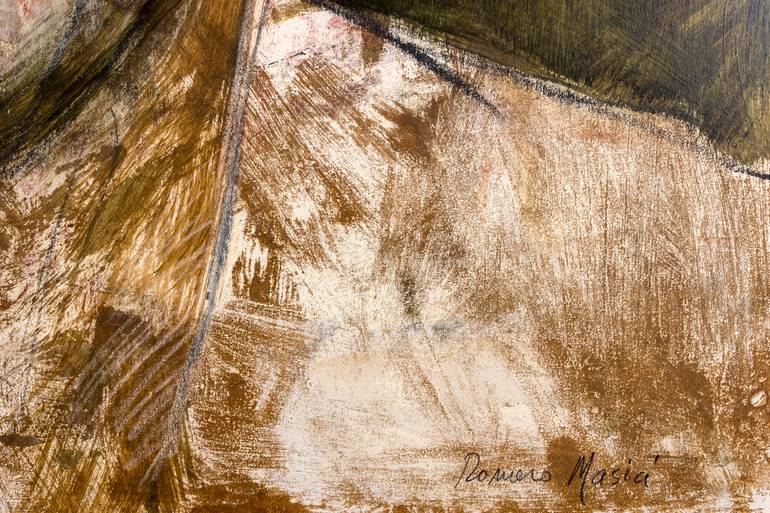 Original Abstract Expressionism People Painting by Rafael Romero Masiá