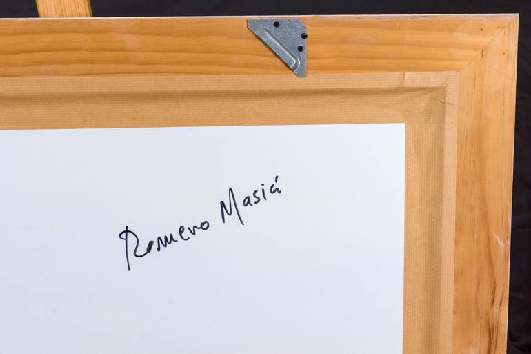 Original Abstract Expressionism People Painting by Rafael Romero Masiá