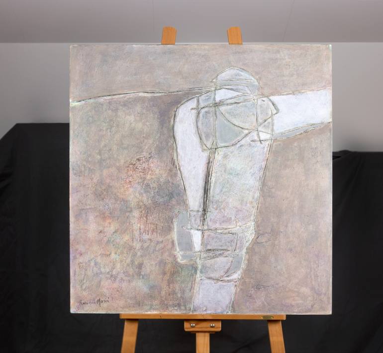 Original Abstract Expressionism Abstract Painting by Rafael Romero Masiá