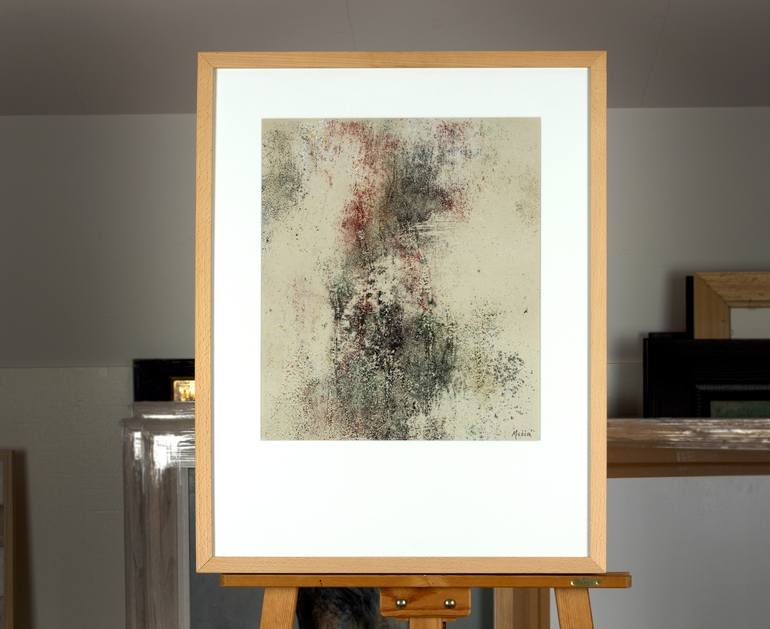 Original Abstract Expressionism Abstract Painting by Rafael Romero Masiá