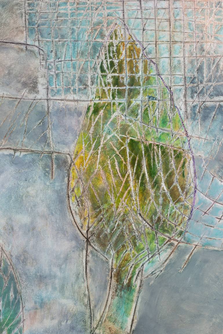 Original Abstract Landscape Painting by Rafael Romero Masiá