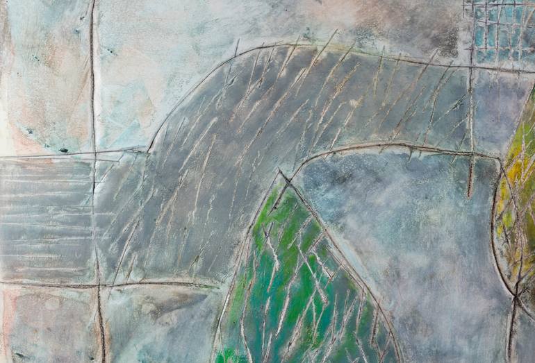 Original Abstract Landscape Painting by Rafael Romero Masiá