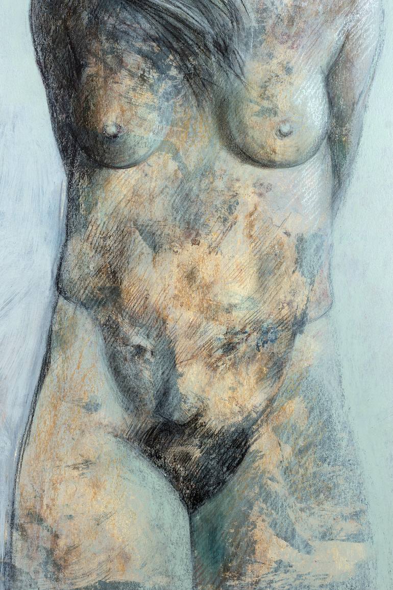 Original Figurative Nude Painting by Rafael Romero Masiá