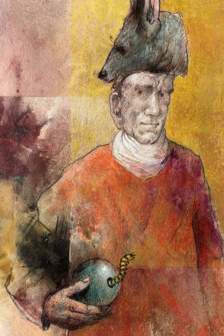Original Expressionism People Painting by Rafael Romero Masiá
