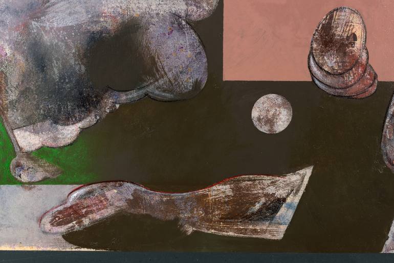 Original Abstract Women Painting by Rafael Romero Masiá