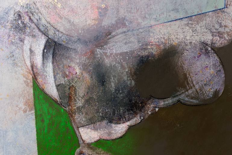 Original Abstract Women Painting by Rafael Romero Masiá