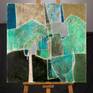 This is a series of abstract landscapes and shapes based on lines made with a cutter on foam board. That I have previously treated with oil and wax pencils and put some solvent. I have sanded and worked the texture looking for a plasticity and a material and organic finish at the bottom of the work and the line traces a groove that gives the painting a corporeality.

The work is signed on the front and on the back and comes with a certificate of authenticity.