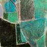 This is a series of abstract landscapes and shapes based on lines made with a cutter on foam board. That I have previously treated with oil and wax pencils and put some solvent. I have sanded and worked the texture looking for a plasticity and a material and organic finish at the bottom of the work and the line traces a groove that gives the painting a corporeality.

The work is signed on the front and on the back and comes with a certificate of authenticity.